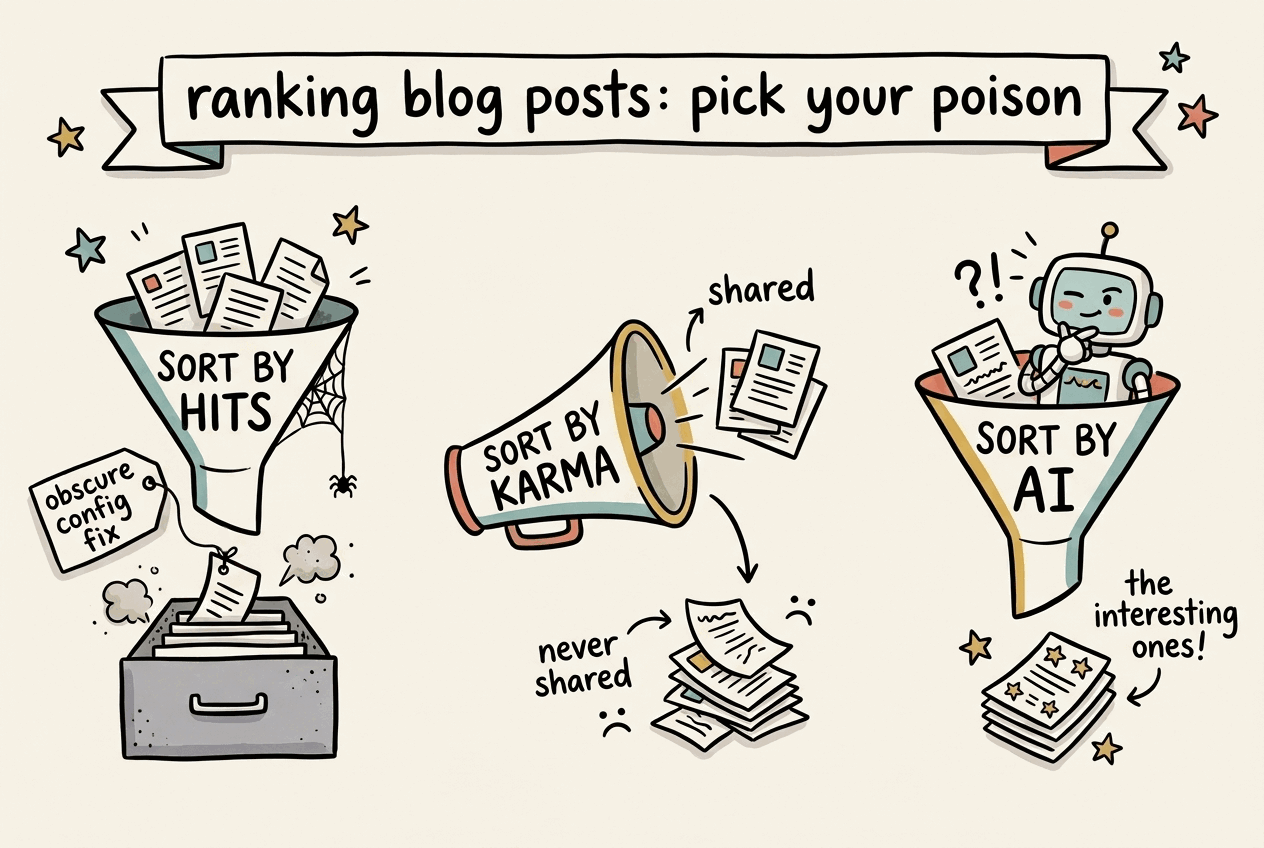 Ranking My Blog's Top Posts with AI