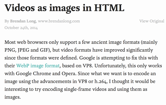 Website metadata and improved reading mode support - Brendan Long